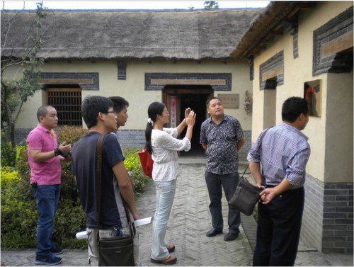 項目組在甲方的陪同下考察臨泉縣的旅游資源，了解旅游發展狀況