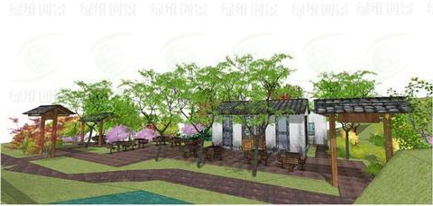 桃源福地茶社效果圖